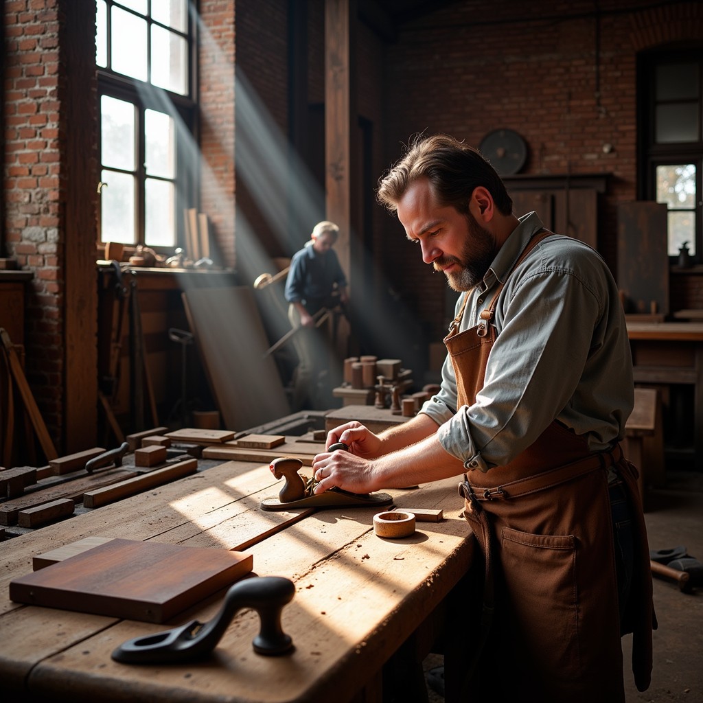 Free Craftsman's Morning Light Image - Craftsman, Woodworker, Victorian ...