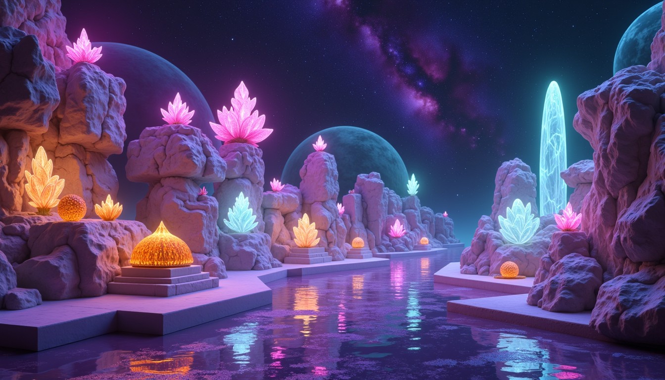 Free Mystical Glowing Grotto Image - Fantasy, Crystals, Grotto ...