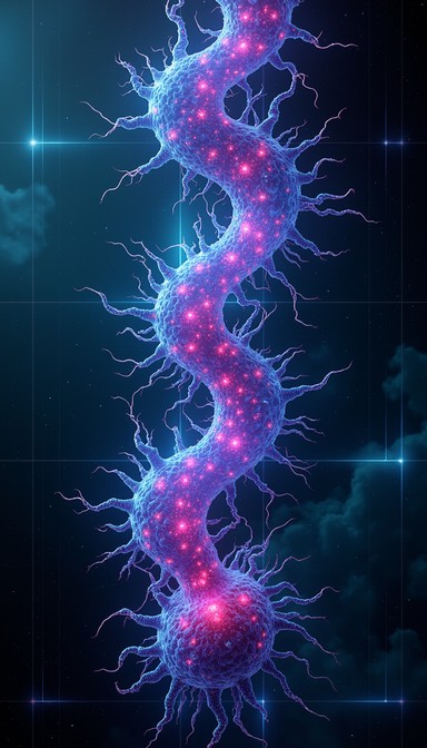 Free Glowing Cellular Cascade Image | Download at StockCake