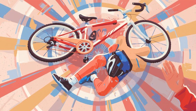 Falling Then Rising Free Rising After Falling Image - Resilience, Perseverance, Cyclist ...