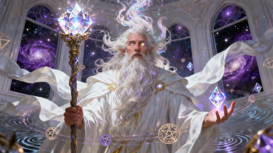 Wizard Magic Crystal Free Magical Energy Unleashed Image - Wizard, Magic, Sorcerer ...