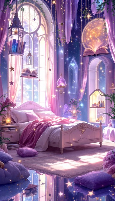 Free Magical Floating Bedroom Image - Magical, Floating, Bedroom ...