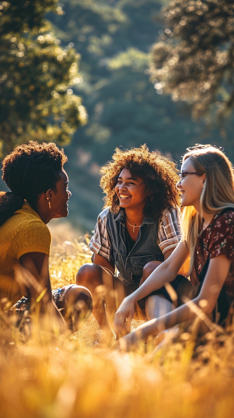 Friends Stock Inage Free Friends Enjoying Nature Image - Friends, Nature, Golden | Download ...
