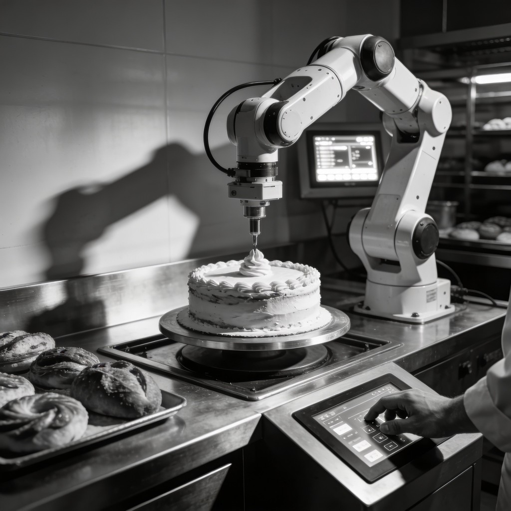 Free Robotic Cake Decorator Image - Robotics, Automation, Bakery ...