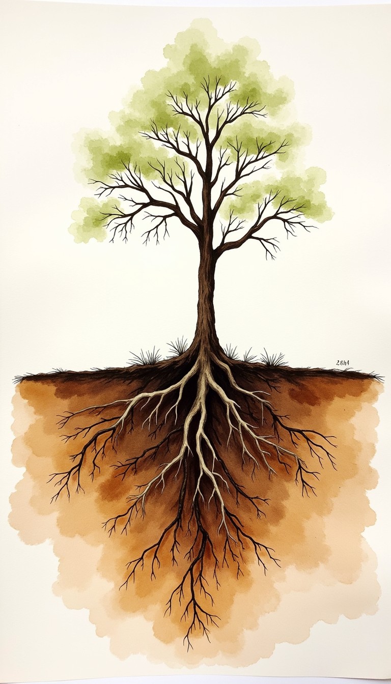 Free Hidden Tree Strength Image - Tree, Roots, Watercolor | Download at ...
