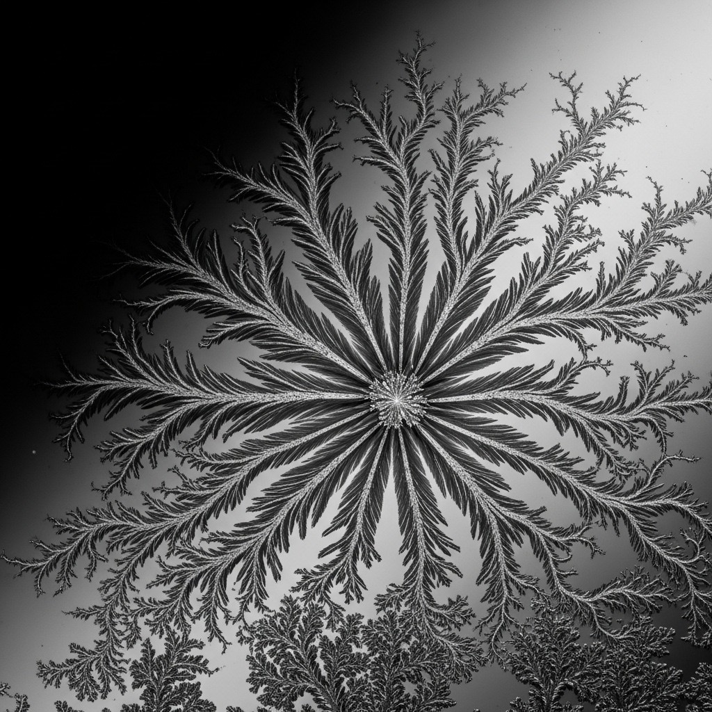 Dendrites Pattern Background Free Radiating Dendritic Pattern Image - Fractal, Dendritic, Monochrome ...
