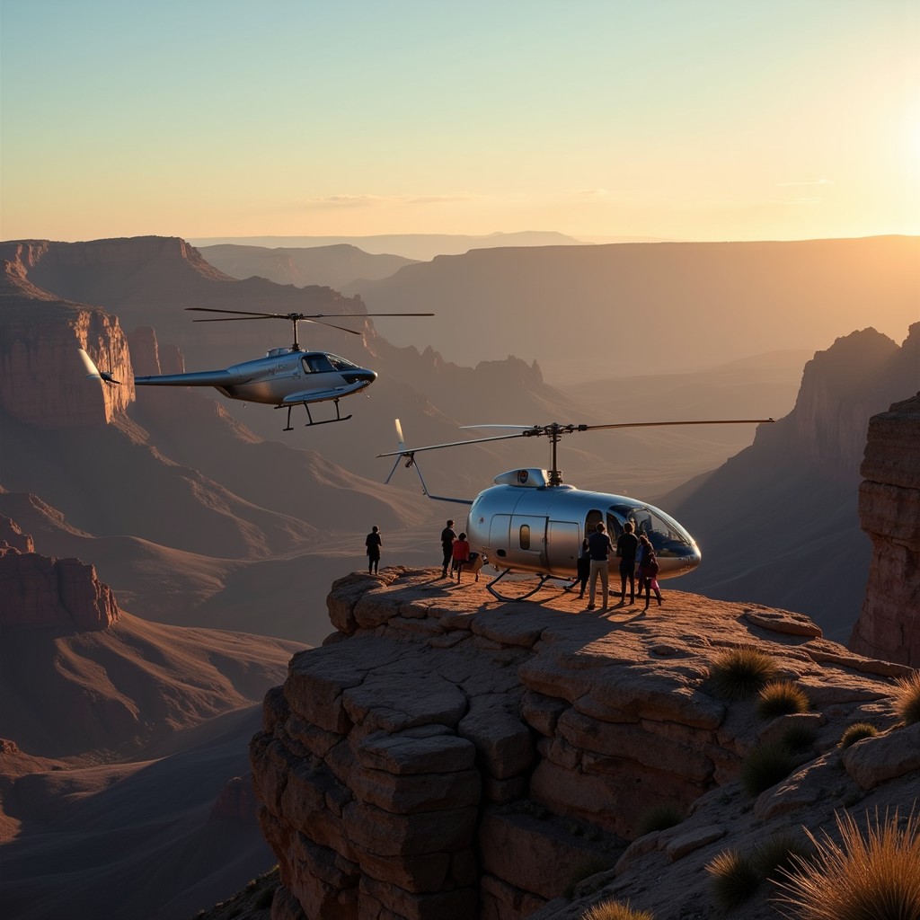 Free Canyon helicopter adventure Image - Helicopter, Canyon, Sunset ...