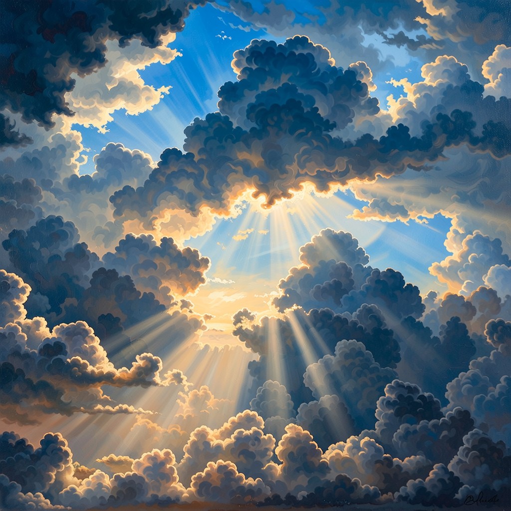 Free Divine Light Breakthrough Image - Storm, Clouds, Sky | Download at ...