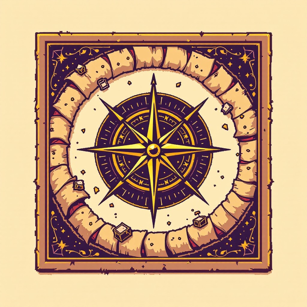 Free Mystical Compass Guide Image - Compass, Mystical, Pixel | Download ...