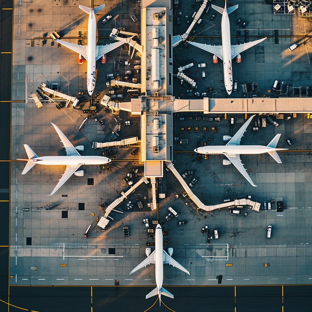 Free Airport Aerial View Image - Airport, Airplanes, Aerial | Download ...