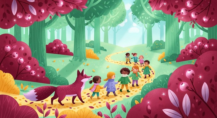Free Magical Forest Friend Image - Fox, Illustration, Children ...