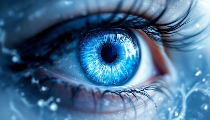 Free Oceanic Eye Depth Image - Eye, Blue, Ocean | Download at StockCake