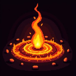 Free Pixel Flame Dance Image - Fire, Pixel, Flame | Download at StockCake