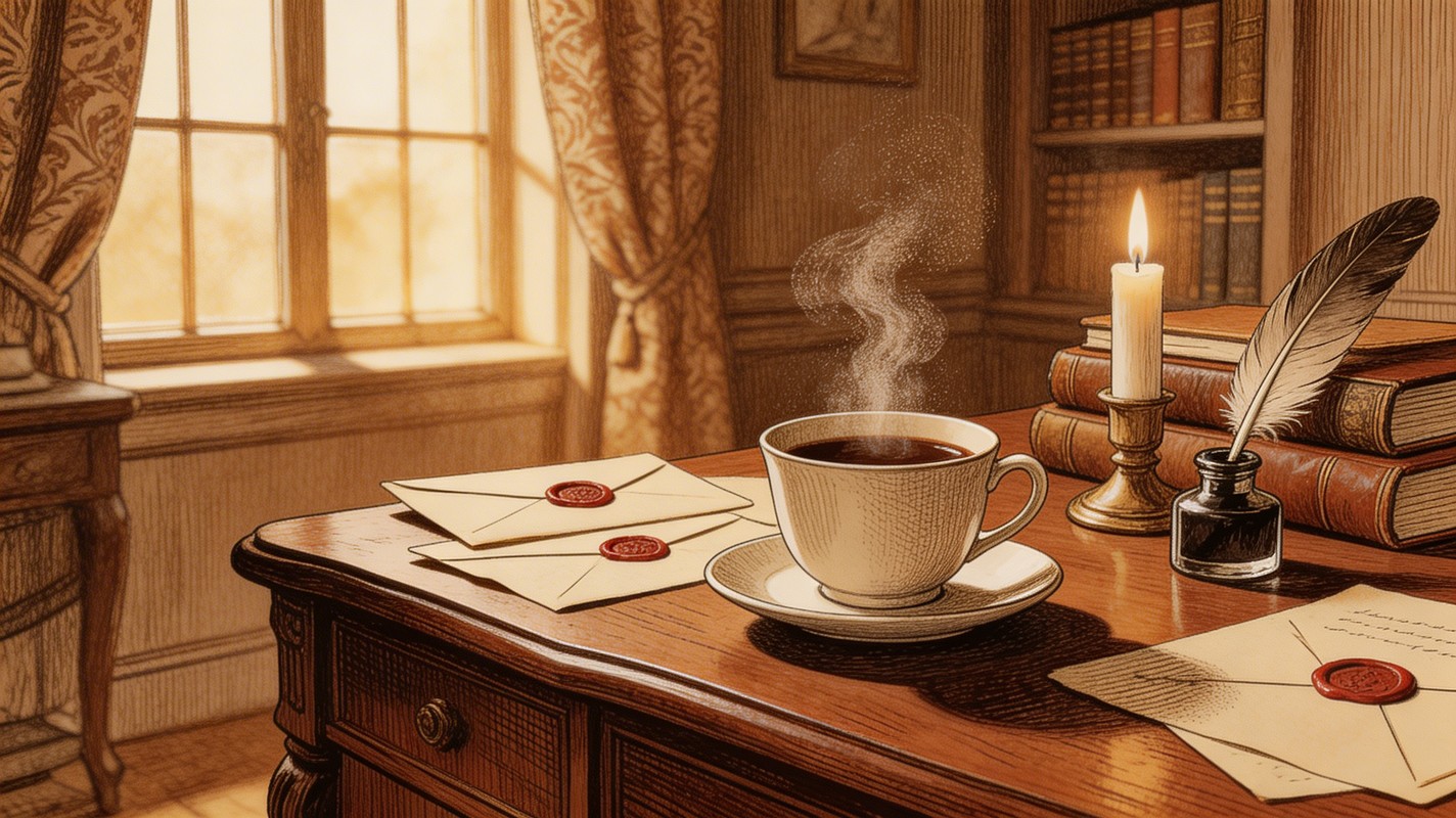 Free Victorian Coffee Moment Image - Coffee, Victorian, Sepia ...