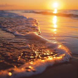 Free Sunset Beach Serenity Image - Sunset, Beach, Ocean | Download at ...