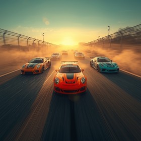 Sunset Image Racing Free Racing Sunset Showdown Image - Racing, Competition, Speed ...