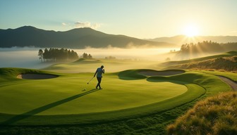 Free Misty Golf Morning Image - Golf, Sunrise, Misty | Download at ...