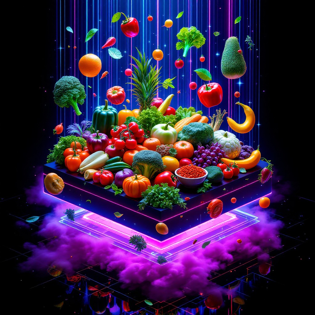 Free Cyberpunk Food Future Image - Cyberpunk, Neon, Futuristic ...
