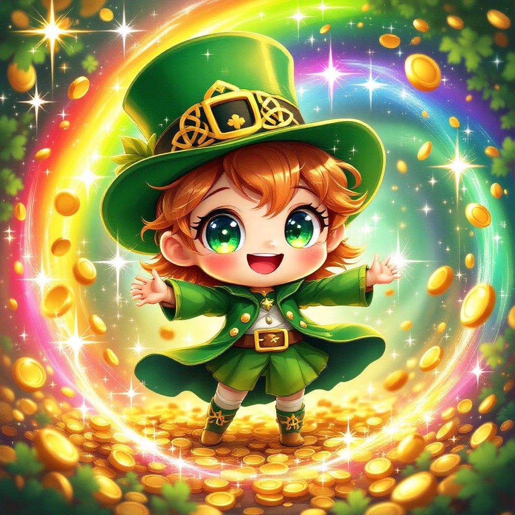 Magic Leperd Free Lucky Magical Leprechaun Image - Leprechaun, Chibi, Magical ...