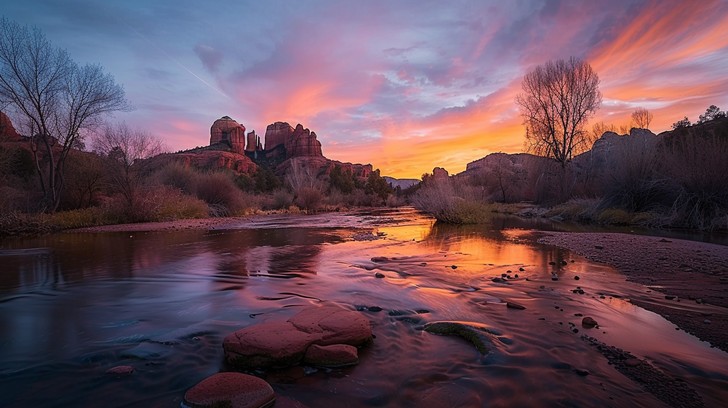 Free Sunset River Glow Image - Sunset, River, Wilderness | Download at ...
