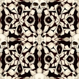 Sculped Pattern Free Elegant Skull Pattern Image - Skull, Geometric, Pattern | Download ...