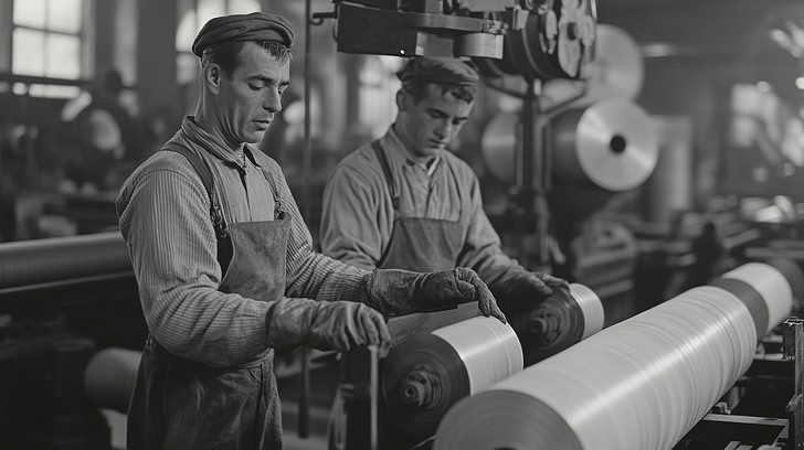 Worker Handling Free Workers handling machinery Image | Download at StockCake