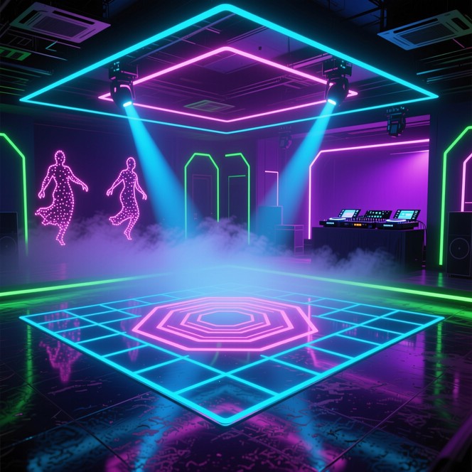 Free Neon Nightclub Awaits Image - Nightclub, Cyberpunk, Neon ...