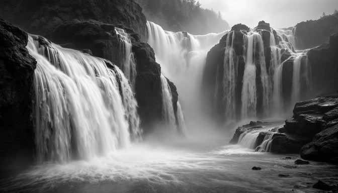 Free Cascading Waterfall Texture Image - Waterfall, Cascade, Foam ...