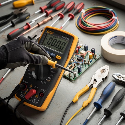 Free Electrical Testing Precision Image - Electrician, Multimeter ...