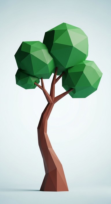 Free Geometric Tree Art Photo - Lowpoly, Geometric, Tree | Download at ...
