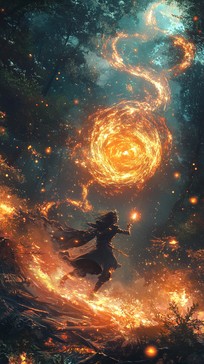 Magic Forest Fire Free Mystical Forest Magic Image - Magic, Forest, Fire | Download at ...