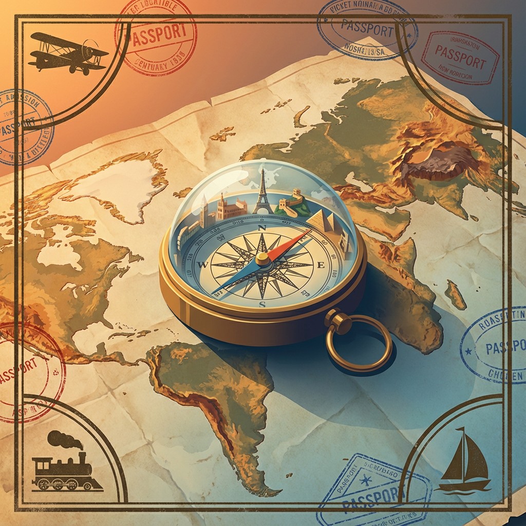 Download Adventure Awaits Travelers Image - Travel, Adventure, Compass ...