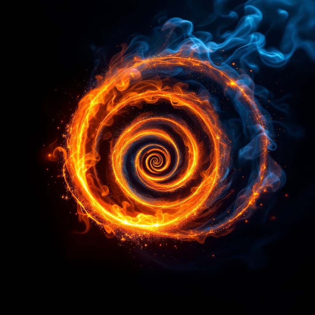 Free Spiraling Flame Vortex Image - Spiral, Flame, Fire | Download at ...