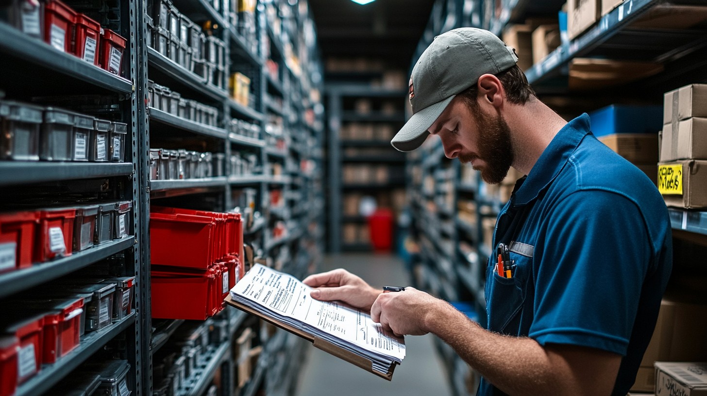 Inventory Image Free Worker checking inventory Image - Worker, Warehouse, Inventory ...