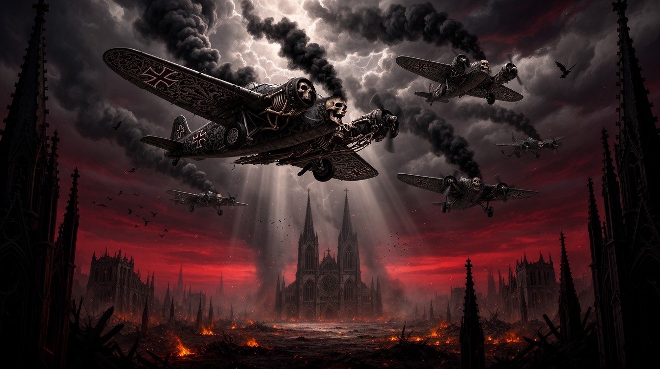 Free Apocalyptic Gothic Skies Image - Apocalyptic, Gothic, Warplanes ...