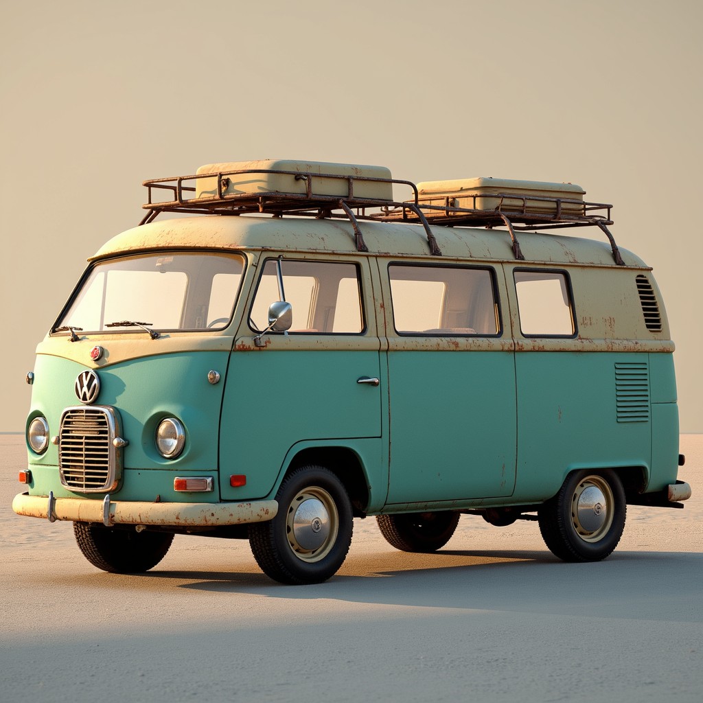 Free Vintage teal microbus Photo - Vintage, Retro, Teal | Download at ...