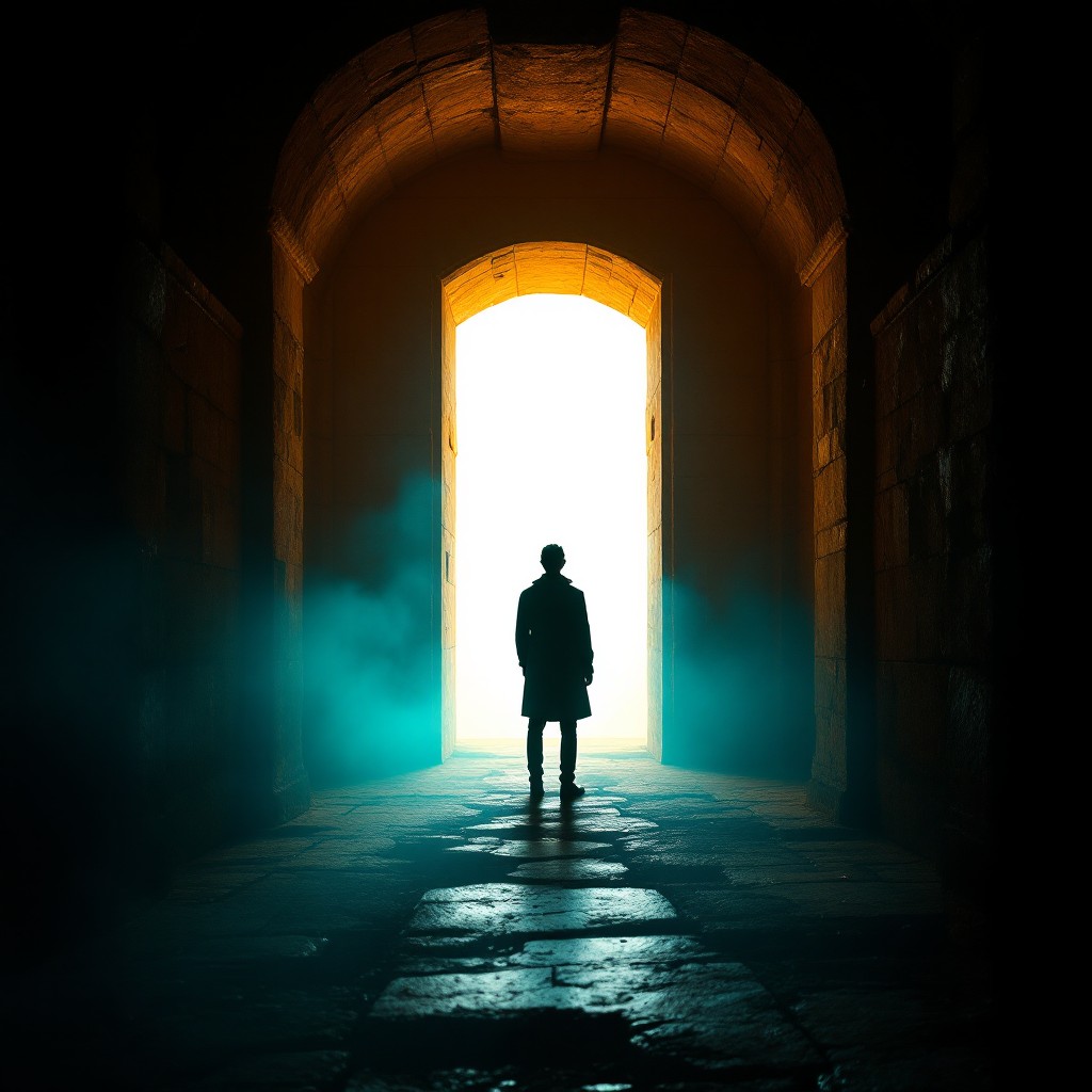 Through Shadow Free Journey Through Shadows Image - Silhouette, Doorway, Archway ...