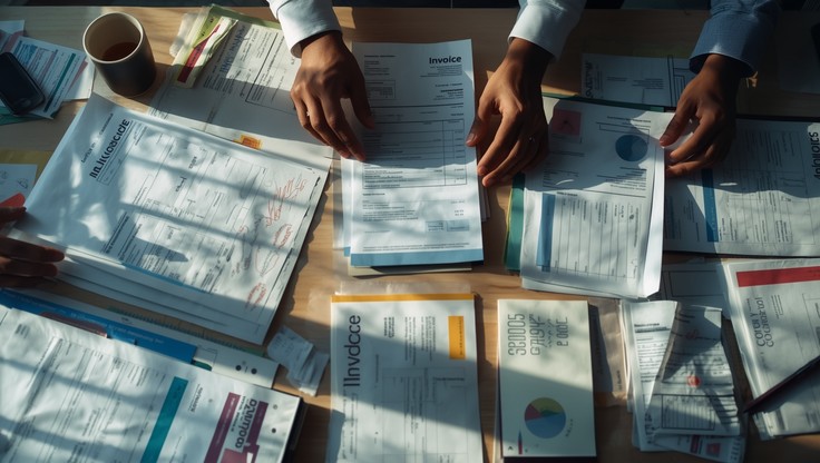 Organizing Invoices Free Invoice Stock Images | StockCake