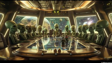 Free Alien Strategy Meeting Image - Aliens, Spaceship, Strategy ...