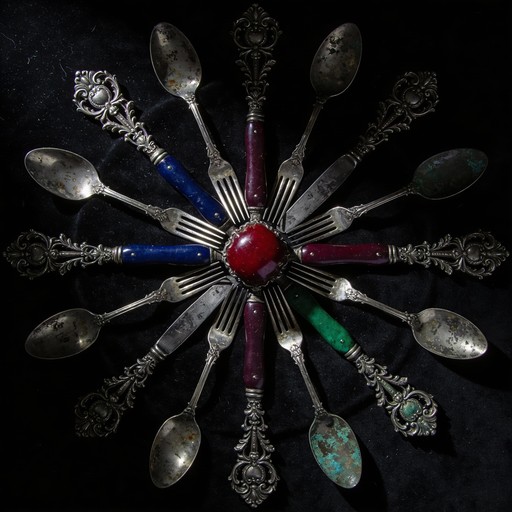 Silverware Voodoo Free Bloodstained Gothic Silverware Image - Silverware, Gothic, Antique ...