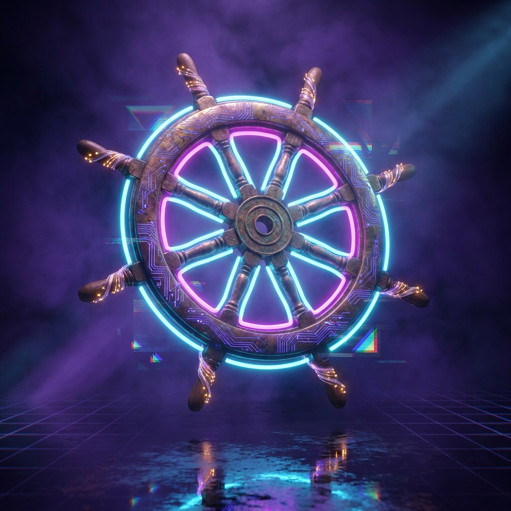 Free Neon Maritime Future Image - Cyberpunk, Neon, Ship | Download at ...