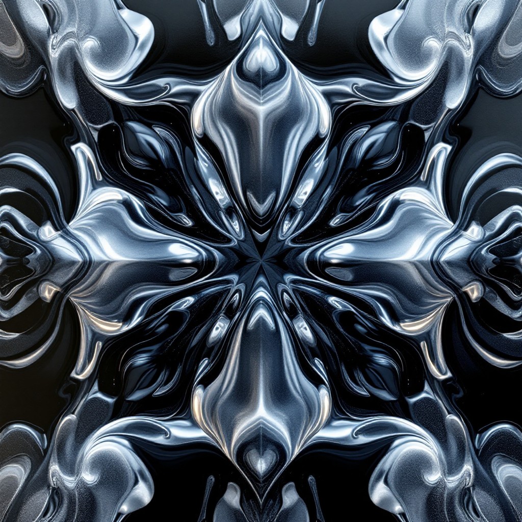 Siver Pattern Free Liquid Silver Pattern Image - Silver, Metallic, Symmetrical ...