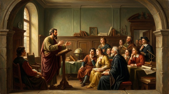 Classce Image Free Classical Learning Scene Image - Teacher, Students, Education ...