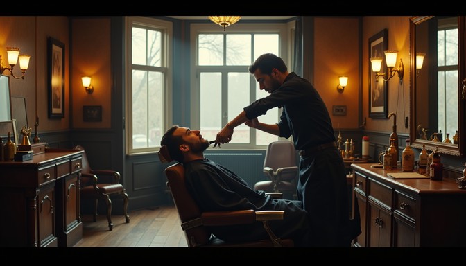 Free Vintage Barber Ritual Image - Barber, Vintage, Razor | Download at ...