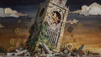 Free Time Crumbles Away Image - Clocktower, Ruins, Twilight | Download ...