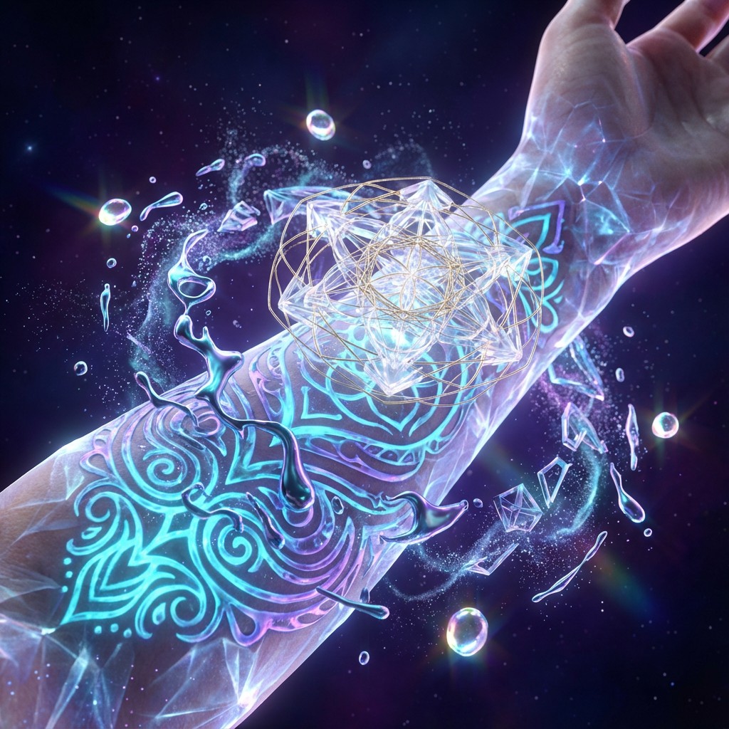 Free Cosmic Ink Magic Image - Tattoo, Bioluminescent, Glowing ...