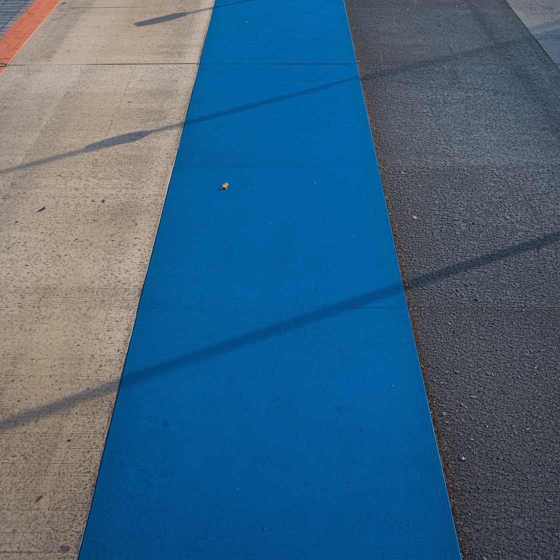 Free Blue Urban Path Image - Blue, Sidewalk, Urban | Download at StockCake