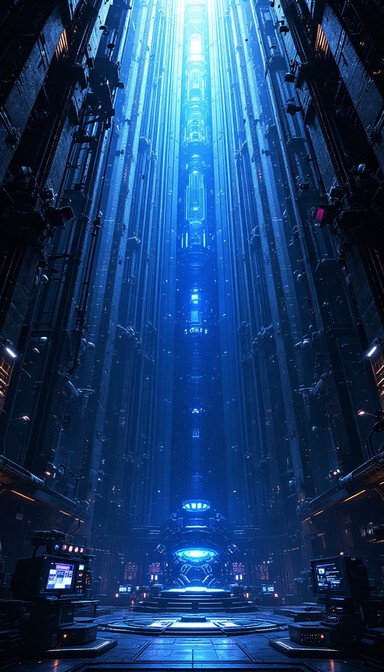 Free Cyberpunk Power Core Image - Cyberpunk, Industrial, Futuristic ...