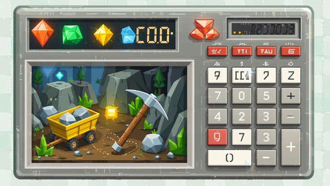 Free Mining Calculator Art Image - Calculator, Mining, Pixel | Download ...