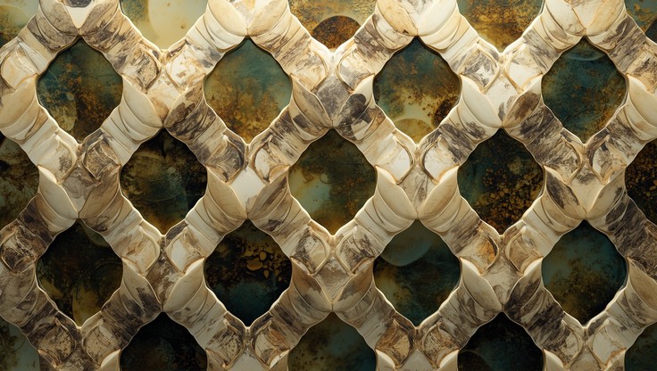 Free Turtle Shell Mosaic Image - Geometric, Turtles, Hexagons ...